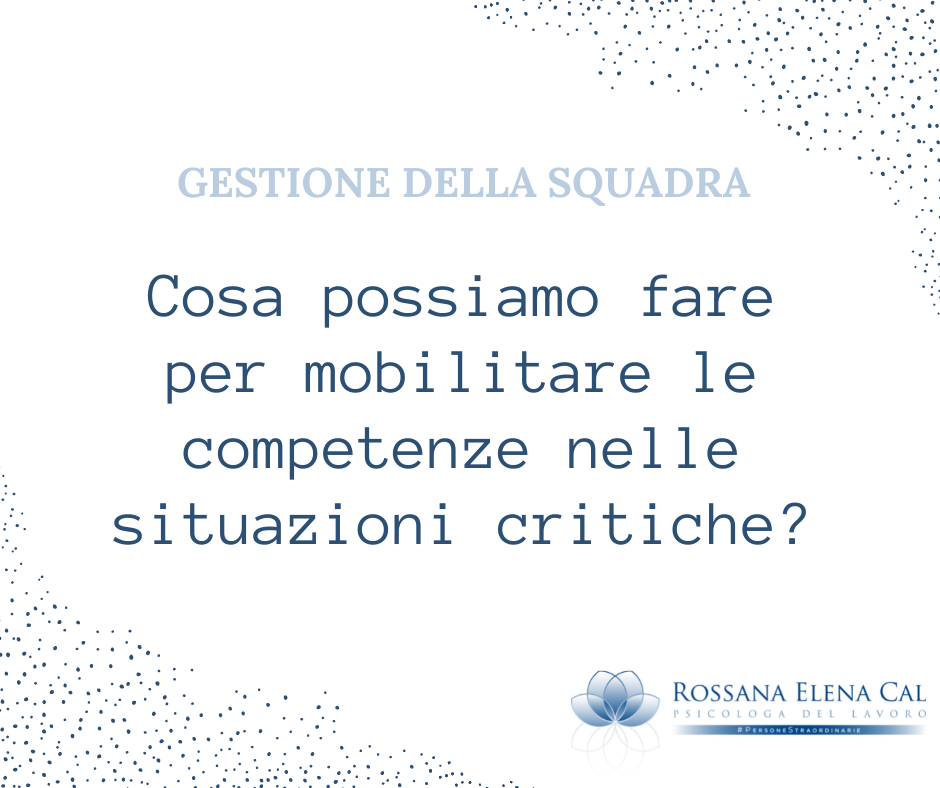 Gestione della squadra