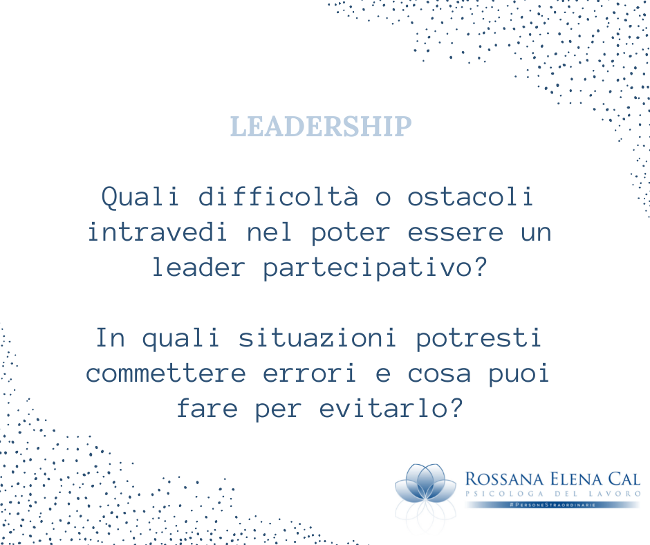 Leadership partecipativa