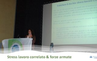 In questo convegno racconto quali sono le fonti di rischio stress nelle forze armate e come si può intervenire per ridurle.