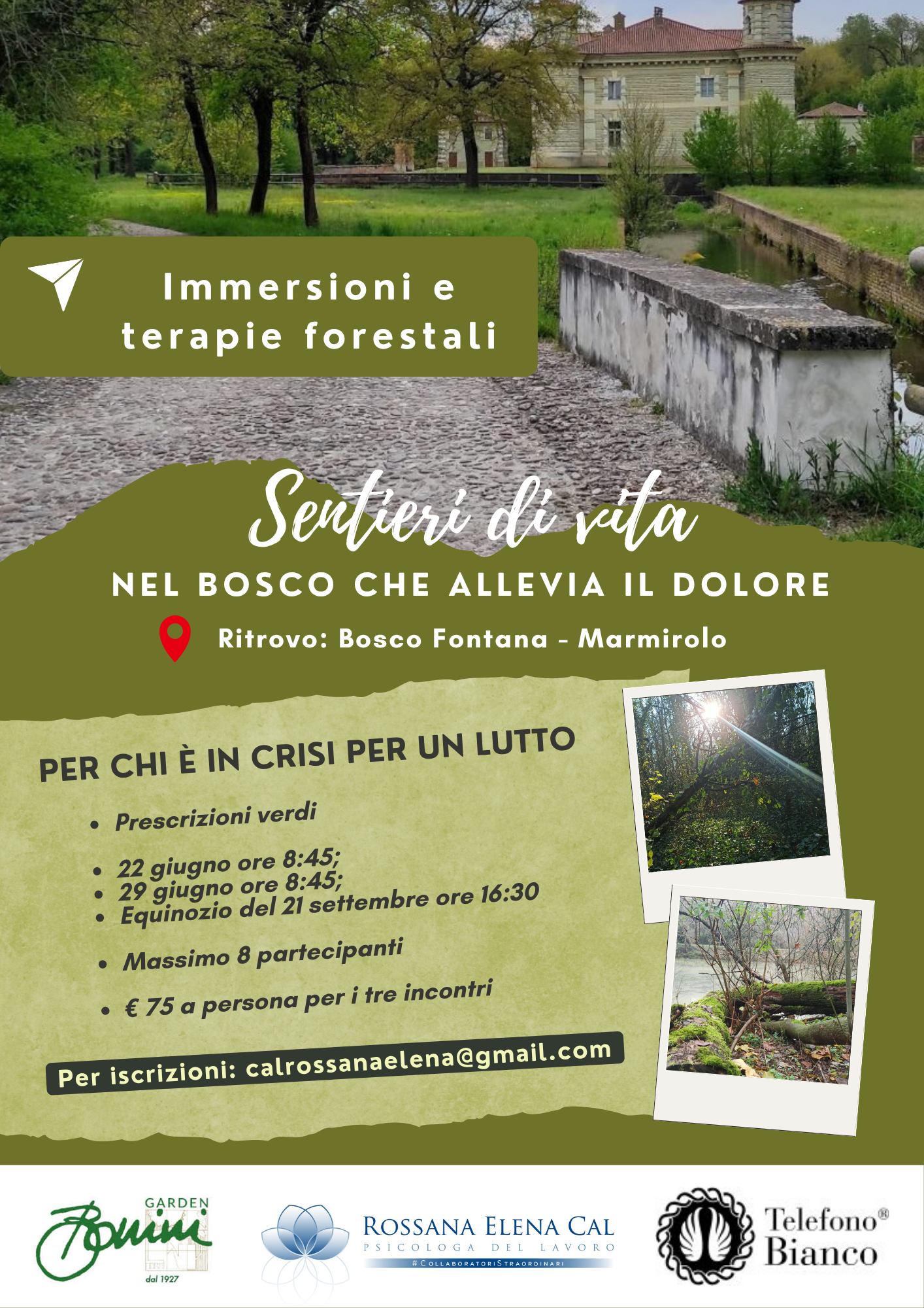 Terapie forestali per affrontare il lutto